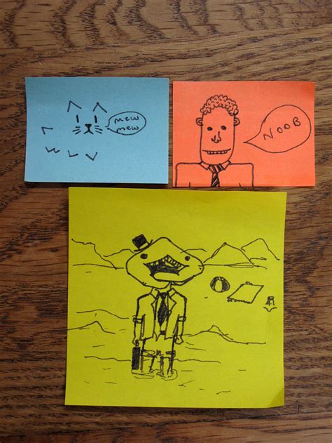 Found Art Crazy Post It Notes Mediamolecule Flickr