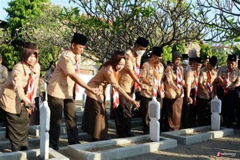 Peringati HUT Pramuka Ke 61 Dandim Brebes Bersama Forkopimda Ziarah Ke