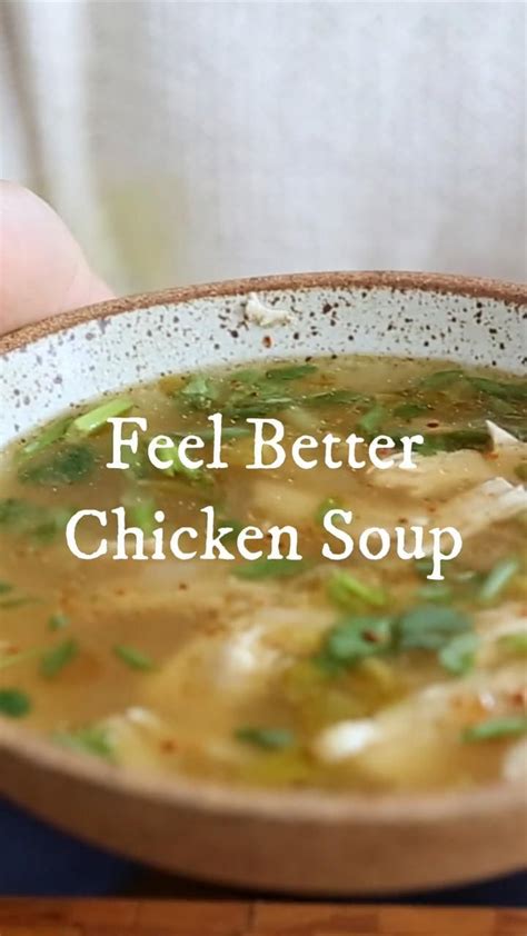 Feel Better Chicken Soup Artofit