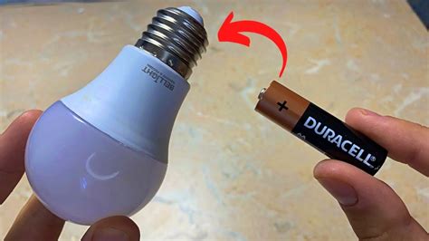 Just Put A BATTERY On The LED Lamp And You Will Be Amazed How To Fix