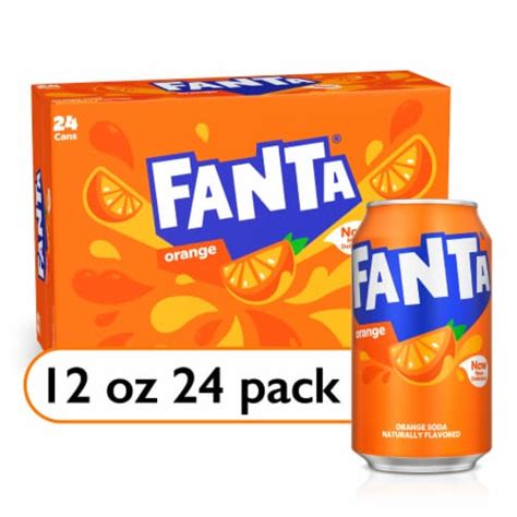 Fanta Orange Caffeine Free Soda Cans 24 Pk 12 Fl Oz Frys Food Stores