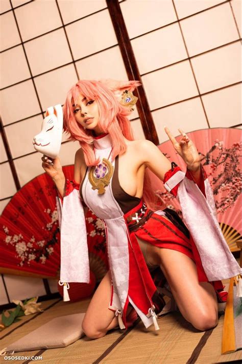 Hessakai Yae Miko Naked Cosplay Asian 13 Photos Onlyfans Patreon