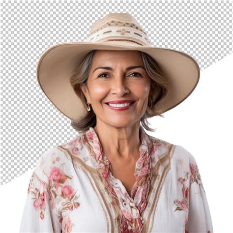 Premium Psd A Woman Wearing A Hat That Says Quot Shes A Lady Quot