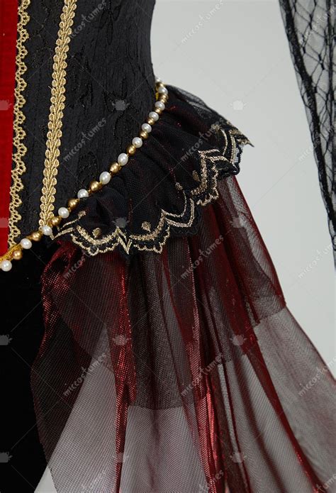 Women Red Queen Derivative Sexy Lingerie Bodysuit Costume Gothic Vintage Style Heart Cutout