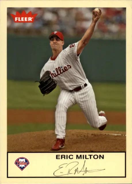 CARTE DE BASEBALL 2005 Fleer Tradition Philadelphia Phillies 122 Eric