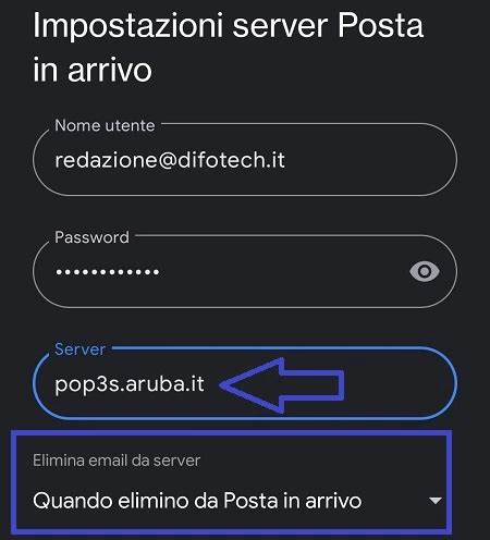 Come Inserire Email Aruba Su Applicazione Gmail
