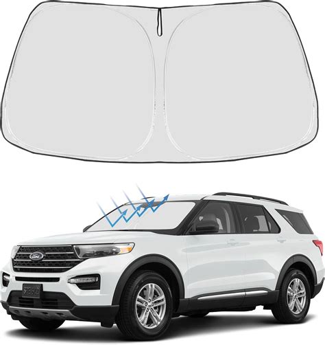 Amazon AutoTech Zone Sunshade For 2011 2019 Ford Explorer SUV