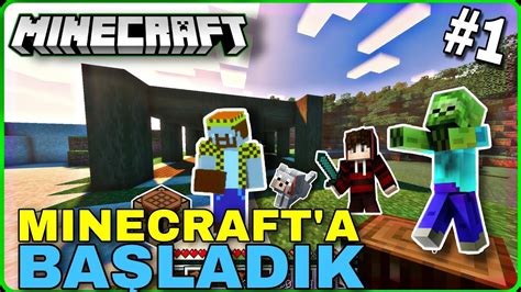 EKİPLE MINECRAFT OYNADIKEVİMİZİ YAPIP KURTLARI EVCİLLEŞTİRDİK BÖLÜM