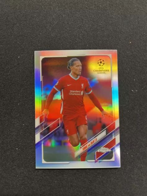 Topps Chrome Uefa Champions League R Fracteur Virgil Van Dijk