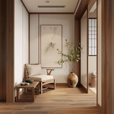 30 Minimalist Japandi Hallway Design Ideas In 2024 Hallway Design