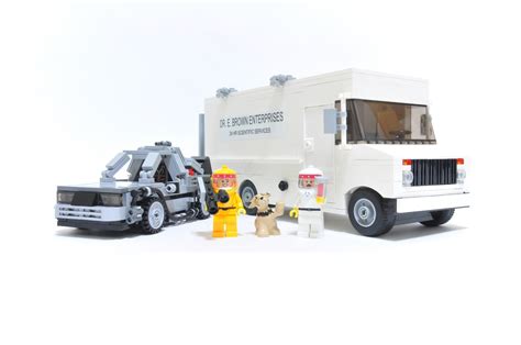 Lego Ideas Bttf Doc Browns Gmc Value Van With Small Delorean