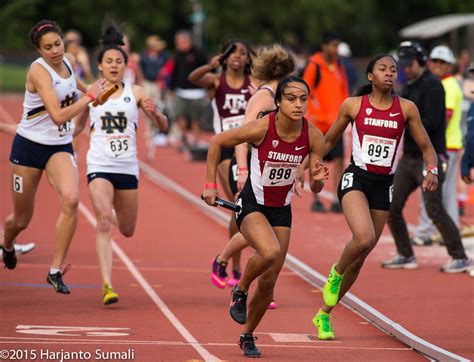 Stanford Invitational 2015 Track Field Women S 4x400 R