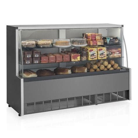 Vitrine Neutra Mpna R Ti Tipo Inox Prateleiras Em Vidro