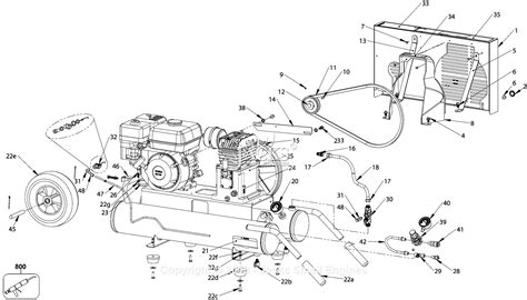 Dewalt DXCMTB5590856 Parts Diagram for Air Compressor