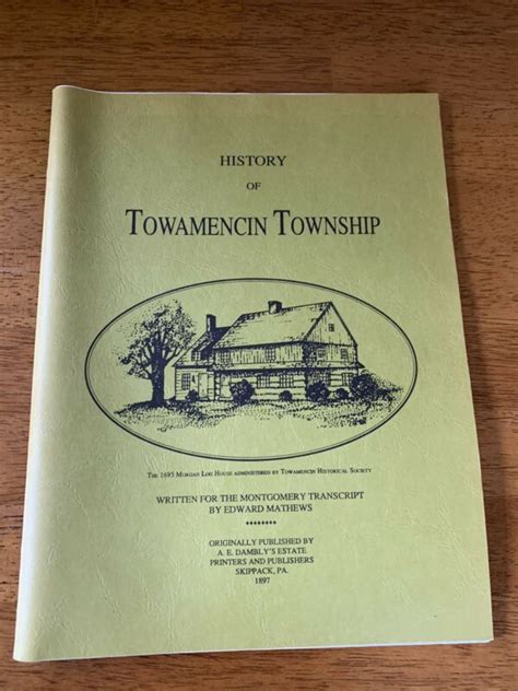 History of Towamencin Township -- Antique Price Guide Details Page