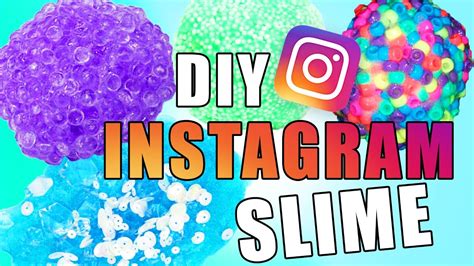 DIY Instagram Slime Tested Crunchy Slime Edition HOW TO MAKE CRUNCHY