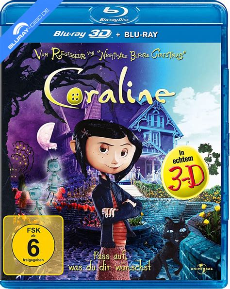 Coraline 2009 3d Blu Ray 3d Blu Ray Blu Ray Bewertungen