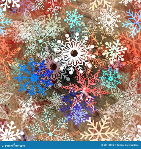 Multi Colored Snowflakes Stock Illustration Illustration Of Ideas