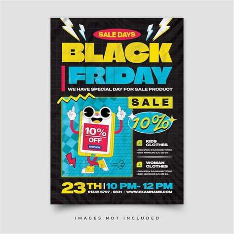 Premium PSD | Black Friday Sale Flyer Template