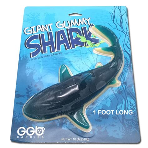 Giant Gummy Shark 18oz 8/Box – I Got Your Candy