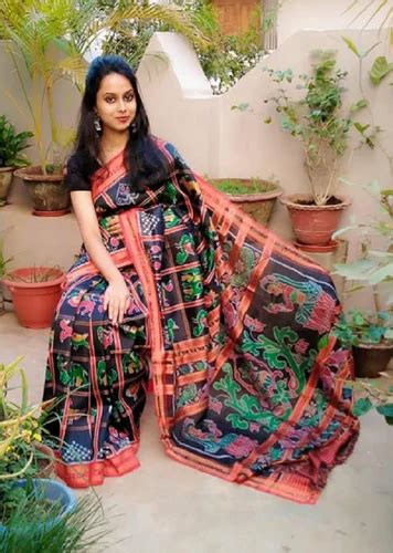 Odisha Handloom Ikkat Nabakothi Khandua Silk Saree 6 5m At Rs 9800 In