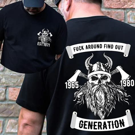 The Ture FAFO Generation X Skull Double Sided Custom Shirt Fuck Around
