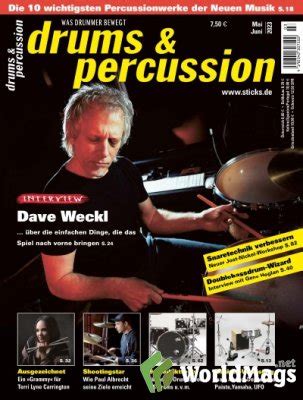 Drums Percussion Mai Juni Pdf Digital Magazines Germanic