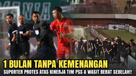 Kecewa Suporter Pss Sleman Protes Kecewa Atas Kinerja Tim Super Elja