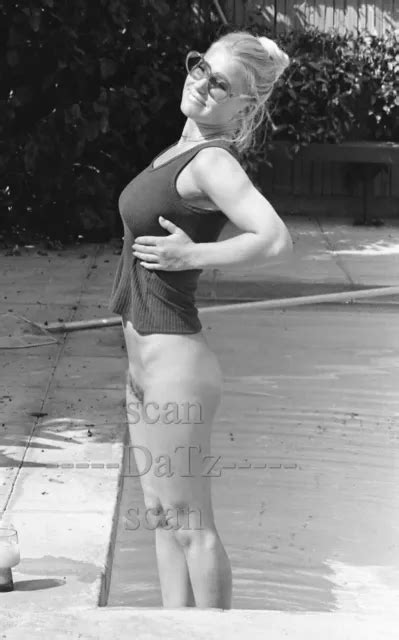 1960S NEGATIVE NUDE BLONDE Pinup Girl Lotta Grandberg Cheesecake T72646