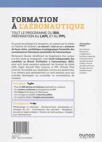 Formation à l aéronautique Tout le programme de Christopher Poizot