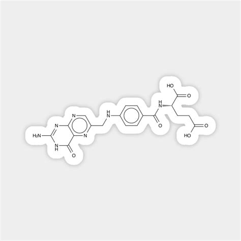 Vitamin B Chemical Molecule Structure Vitamin Magnet Teepublic