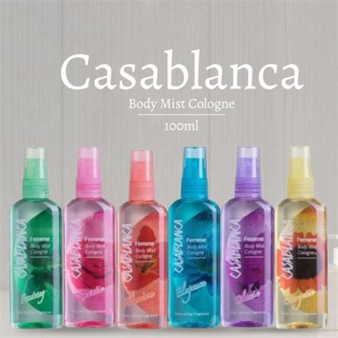 Jual Casablanca Body Mist Cologne Ml Original Shopee Indonesia