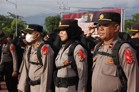 Kesetaraan Gender Polwan Polda Sulteng Dilibatkan Pengamanan Tps