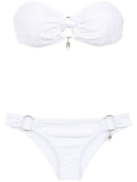 Amir Slama Strapless Bikini Set Farfetch