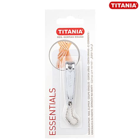 Buy Titania Nail Clipper Cutter With Filer Chromium Plated Metal