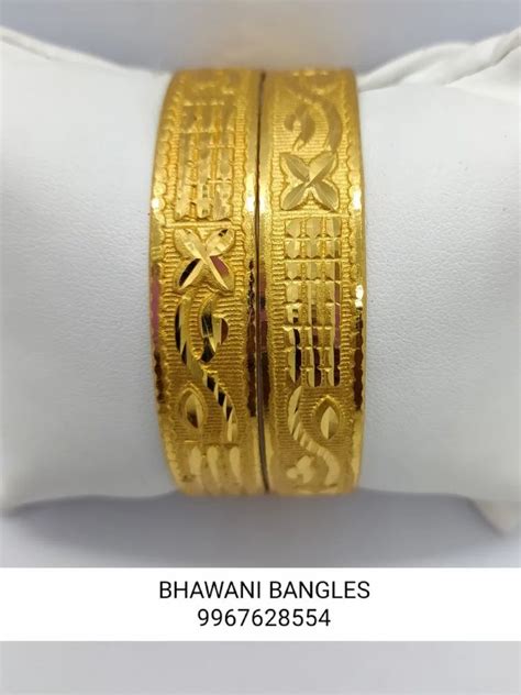 Golden Casual 2 PIECE BRASS BANGLE SET Size Mix 6 At Rs 63 Pair In