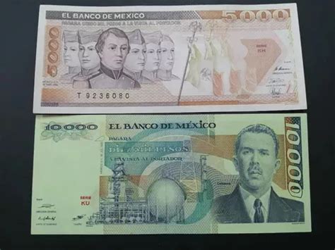 Pack Billetes Antiguos M Xico Y Pesos Historia Meses Sin