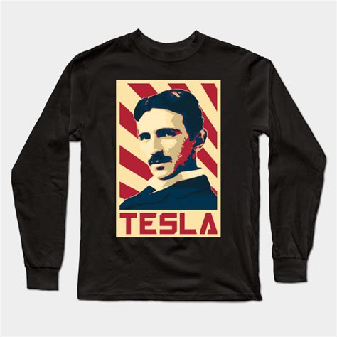 Nikola Tesla Retro Nikola Tesla Long Sleeve T Shirts Sold By Mila