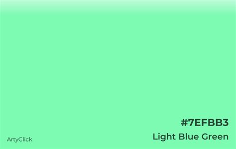 Light Blue Green Color Artyclick