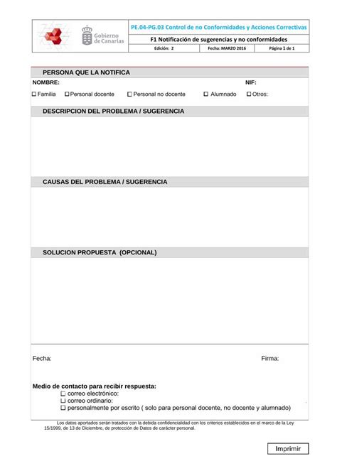 PDF Notificación de sugerencias y no conformidades PE 04 PG 03