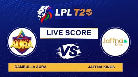 Lanka Premier League 2023 Today Match Prediction On Jaffna Kings Vs