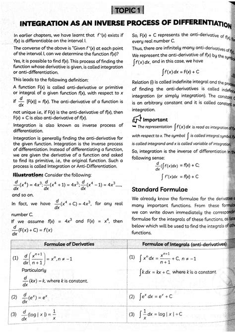 Solution Basic Concepts Of Integral Studypool