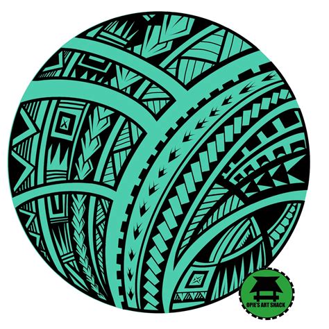 Samoan Png Circle Pattern Island Tribal Png File Polynesian Pattern