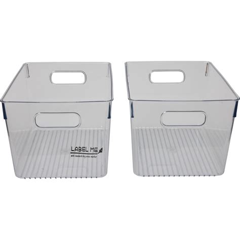 GOURMET HOME Large All-Purpose Storage Bins - 2-Pack - Save 46%