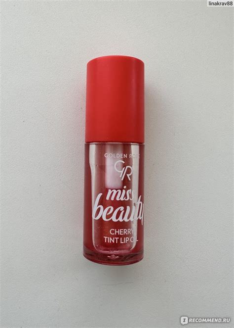 Масло-тинт для губ Golden Rose Miss beauty tint lip oil - «Классное ...