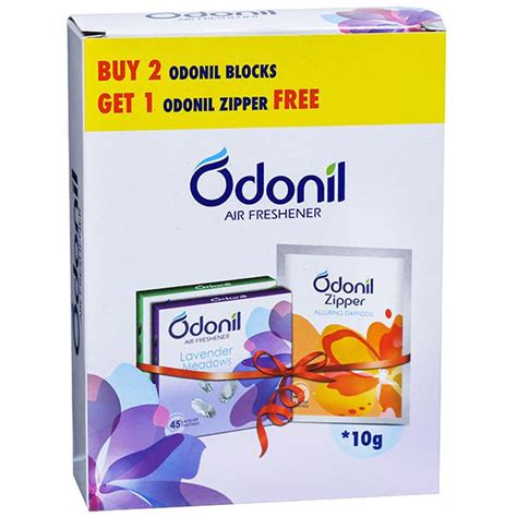 Buy Odonil Multi Piece Package Air Freshener Free Odonil Zipper 10 G