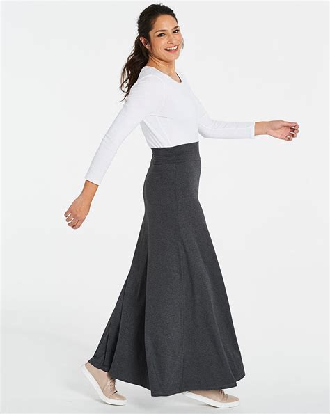 Stretch Jersey Maxi Skirt Oxendales