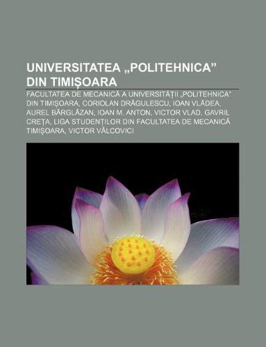 Amazon Co Jp Universitatea Politehnica Din Timi Oara Facultatea De