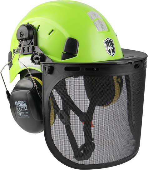 Green Devil Casco Protettivo Per Motosega Protezione Forestale Casco