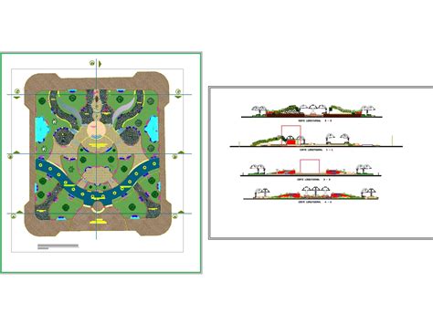 Parc Urbain Dans Autocad Téléchargement Cad 3 75 Mb Bibliocad